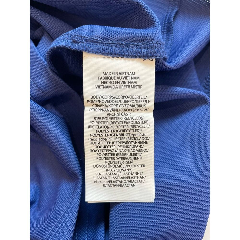 NEW RLX Ralph Lauren Quarter Zip Blade Pullover Mens Medium Blue‎ Pro Fit Golf - Picture 5 of 9